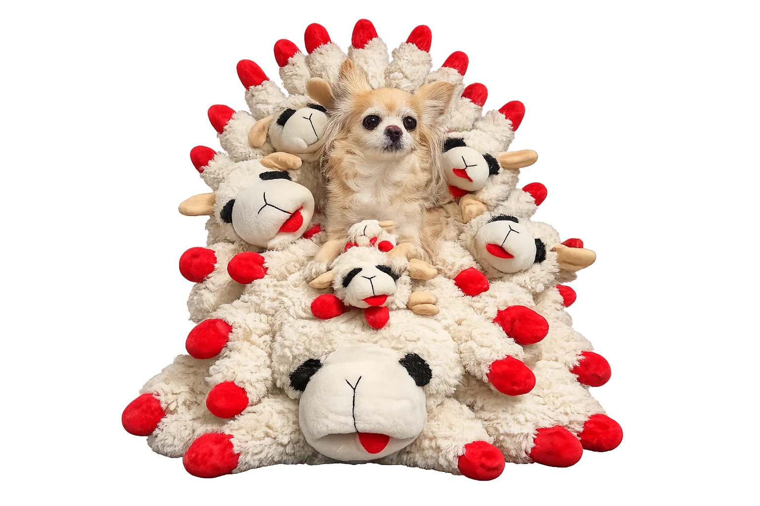 me on a throne of many lamb chops