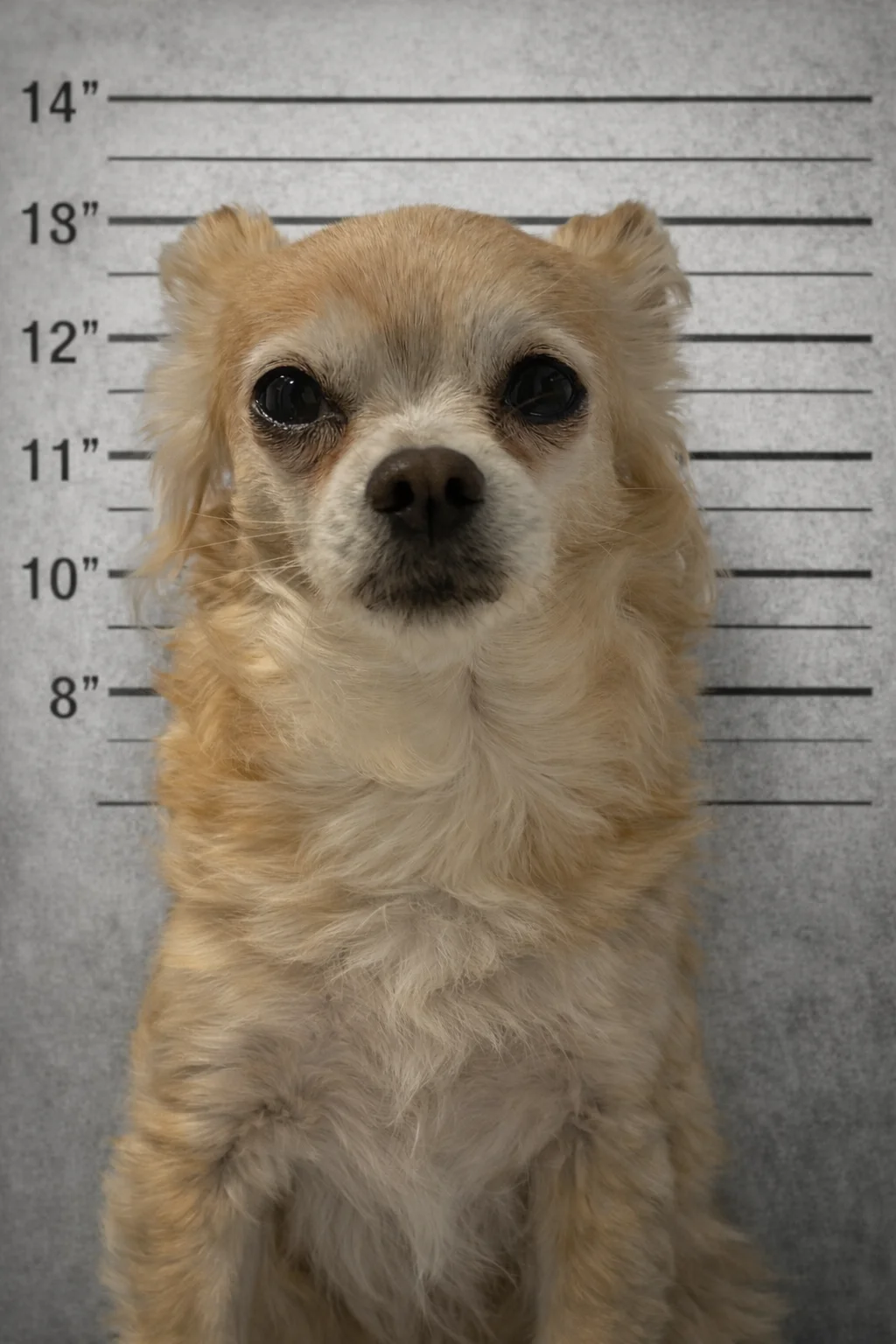me in a police lineup mugshot